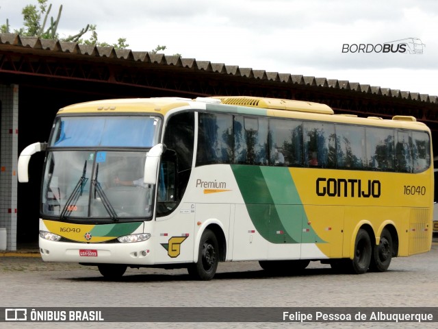 Empresa Gontijo de Transportes 16040 na cidade de Vitória da Conquista, Bahia, Brasil, por Felipe Pessoa de Albuquerque. Número da foto: #12580634.