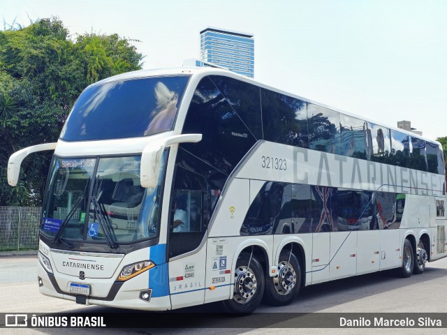 Auto Viação Catarinense 321323 na cidade de Curitiba, Paraná, Brasil, por Danilo Marcelo Silva. Número da foto: #12580174.