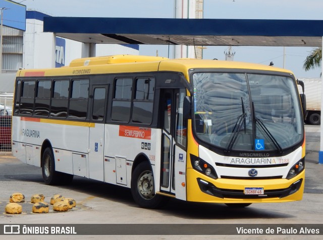 Viação Araguarina 3188 na cidade de Goiânia, Goiás, Brasil, por Vicente de Paulo Alves. Número da foto: #12581133.
