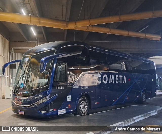 Viação Cometa 724539 na cidade de São Paulo, São Paulo, Brasil, por Andre Santos de Moraes. Número da foto: #12579335.