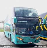 Eucatur - Empresa União Cascavel de Transportes e Turismo 6003 na cidade de Garuva, Santa Catarina, Brasil, por Andre Santos de Moraes. Número da foto: #12578842.