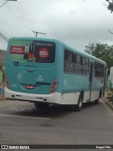 Viação Nossa Senhora Conquistadora 595 na cidade de Pelotas, Rio Grande do Sul, Brasil, por Miguel Filho. Número da foto: #12579264.