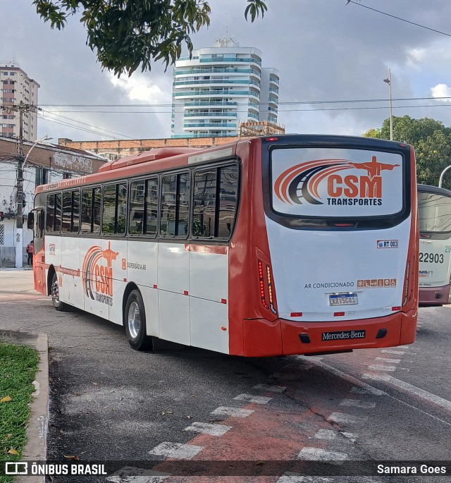 CSM Transporte e Turismo RT 003 na cidade de Belém, Pará, Brasil, por Samara Goes. Número da foto: #12583572.