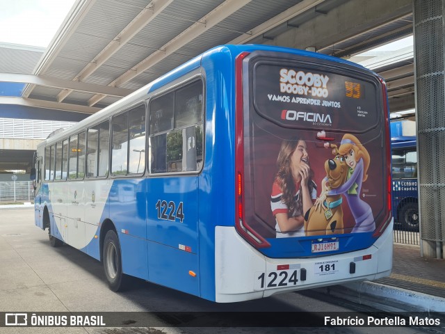 VB Transportes e Turismo 1224 na cidade de Campinas, São Paulo, Brasil, por Fabrício Portella Matos. Número da foto: #12582529.