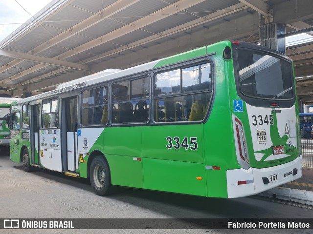 VB Transportes e Turismo 3345 na cidade de Campinas, São Paulo, Brasil, por Fabrício Portella Matos. Número da foto: #12582662.