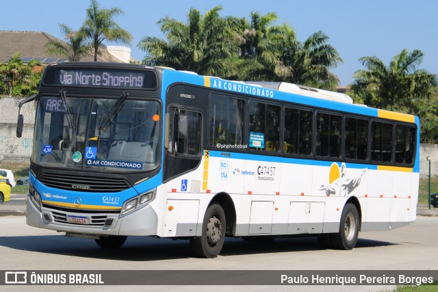 Viação Redentor C47457 na cidade de Rio de Janeiro, Rio de Janeiro, Brasil, por Paulo Henrique Pereira Borges. Número da foto: #12583578.