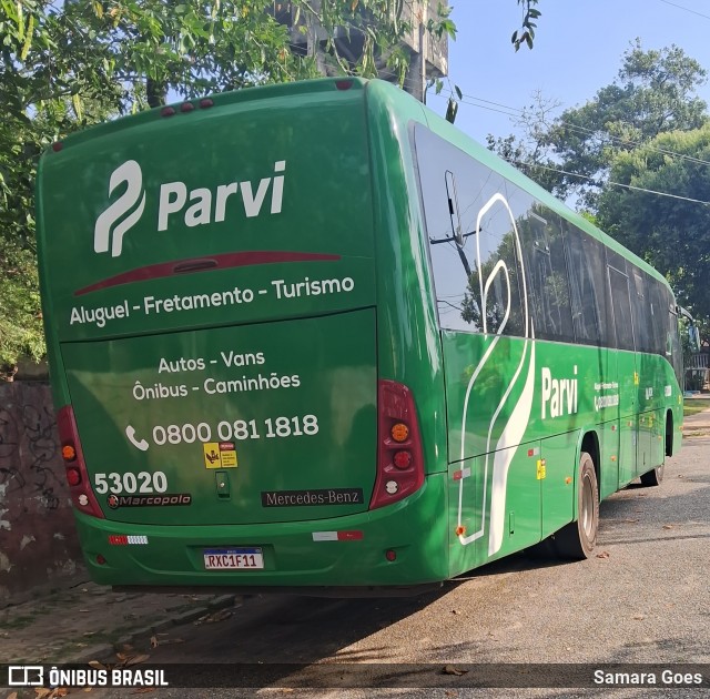 Parvi Transportes 53020 na cidade de Belém, Pará, Brasil, por Samara Goes. Número da foto: #12582143.