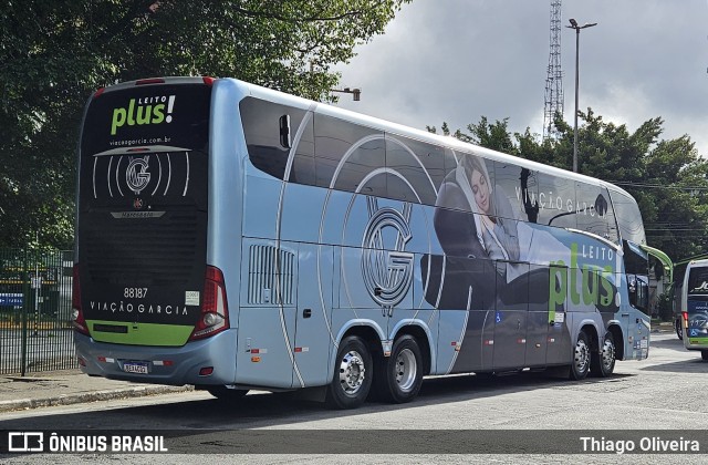 Viação Garcia 88187 na cidade de São Paulo, São Paulo, Brasil, por Thiago Oliveira. Número da foto: #12582848.
