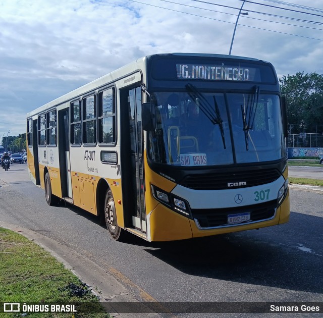 Empresa de Transportes Nova Marambaia AT-307 na cidade de Belém, Pará, Brasil, por Samara Goes. Número da foto: #12582928.