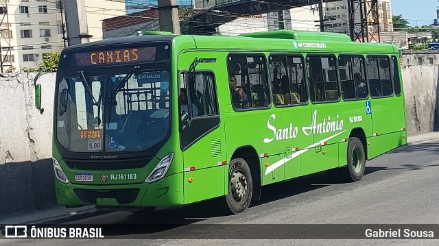 Transportes Santo Antônio RJ 161.183 na cidade de Duque de Caxias, Rio de Janeiro, Brasil, por Gabriel Sousa. Número da foto: #12583398.
