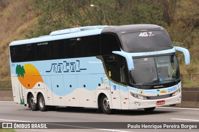 Transportadora Turística Natal 2600 na cidade de Piraí, Rio de Janeiro, Brasil, por Paulo Henrique Pereira Borges. Número da foto: #12583598.