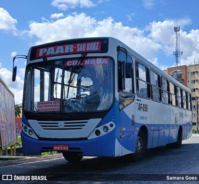 Viação Forte AF-056 na cidade de Ananindeua, Pará, Brasil, por Samara Goes. Número da foto: #12582116.