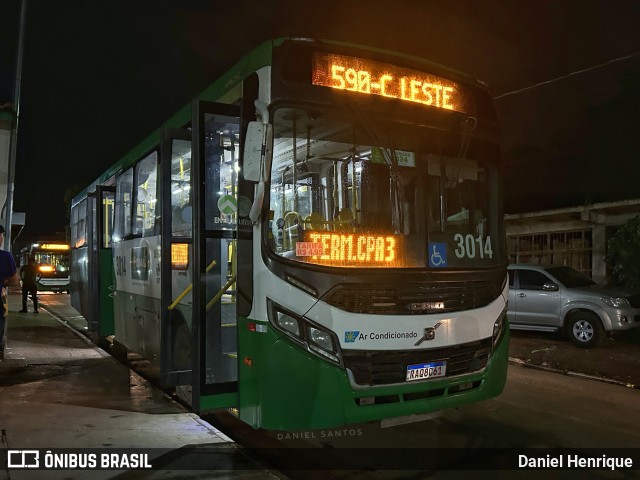Expresso Caribus Transportes 3014 na cidade de Cuiabá, Mato Grosso, Brasil, por Daniel Henrique. Número da foto: #12581786.