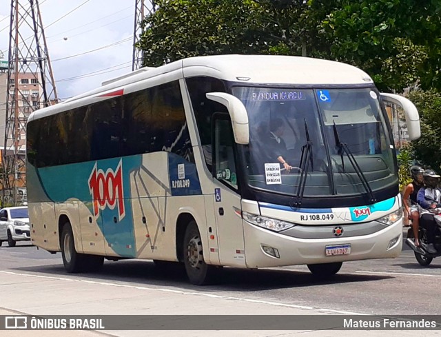 Auto Viação 1001 RJ 108.049 na cidade de Nova Iguaçu, Rio de Janeiro, Brasil, por Mateus Fernandes. Número da foto: #12581790.