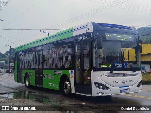 Insular Transportes Coletivos E2024 na cidade de Florianópolis, Santa Catarina, Brasil, por Daniel Guardiola. Número da foto: #12583393.