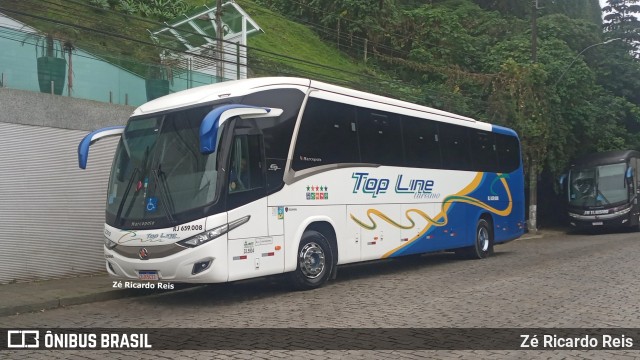 Top Line Turismo RJ 659.008 na cidade de Petrópolis, Rio de Janeiro, Brasil, por Zé Ricardo Reis. Número da foto: #12582369.