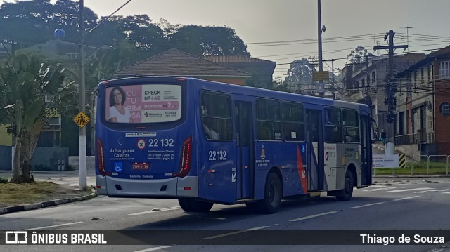 Viação Cidade de Caieiras 22.132 na cidade de Franco da Rocha, São Paulo, Brasil, por Thiago de Souza. Número da foto: #12581830.