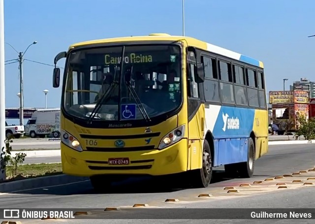 Viação Sudeste 106 na cidade de Marataízes, Espírito Santo, Brasil, por Guilherme Neves. Número da foto: #12583291.