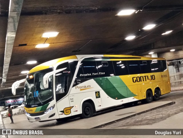 Empresa Gontijo de Transportes 19705 na cidade de Belo Horizonte, Minas Gerais, Brasil, por Douglas Yuri. Número da foto: #12587756.