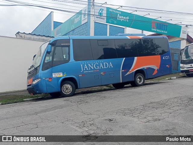 Transportes Jangada 4121 na cidade de Ribeirão Pires, São Paulo, Brasil, por Paulo Mota. Número da foto: #12585701.