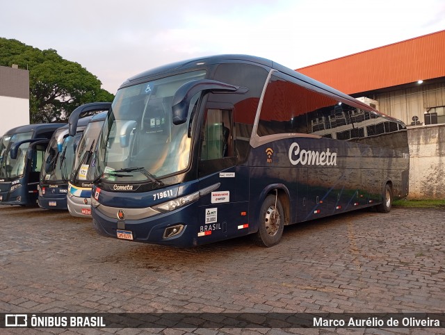 Viação Cometa 719611 na cidade de São Paulo, São Paulo, Brasil, por Marco Aurélio de Oliveira. Número da foto: #12584264.