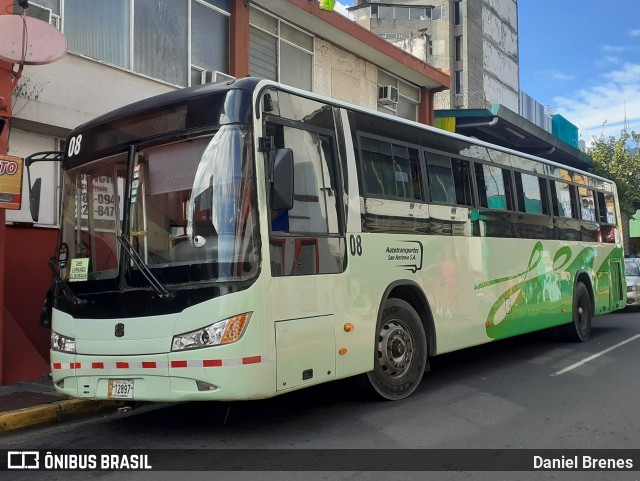 Autotransportes San Antonio 08 na cidade de Catedral, San José, San José, Costa Rica, por Daniel Brenes. Número da foto: #12587091.