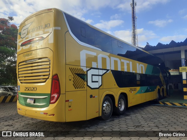 Empresa Gontijo de Transportes 25020 na cidade de Pirapora, Minas Gerais, Brasil, por Breno Cirino. Número da foto: #12586828.