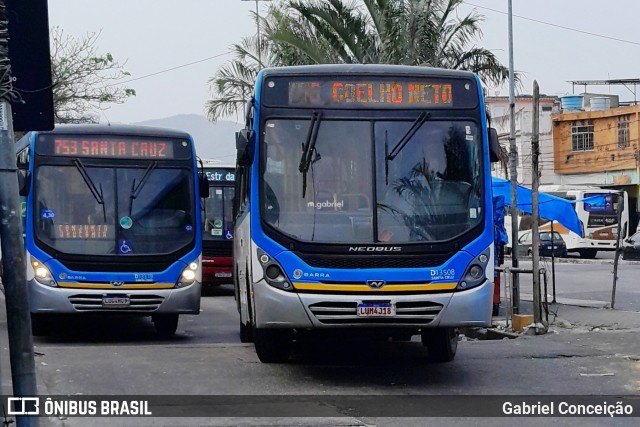 Transportes Barra D13508 na cidade de Rio de Janeiro, Rio de Janeiro, Brasil, por Gabriel Conceição. Número da foto: #12584445.