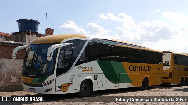 Empresa Gontijo de Transportes 7140 na cidade de Euclides da Cunha, Bahia, Brasil, por Edney Conceição Santos da Silva. Número da foto: #12587468.