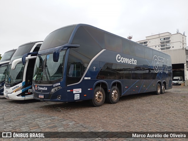 Viação Cometa 721309 na cidade de São Paulo, São Paulo, Brasil, por Marco Aurélio de Oliveira. Número da foto: #12584247.