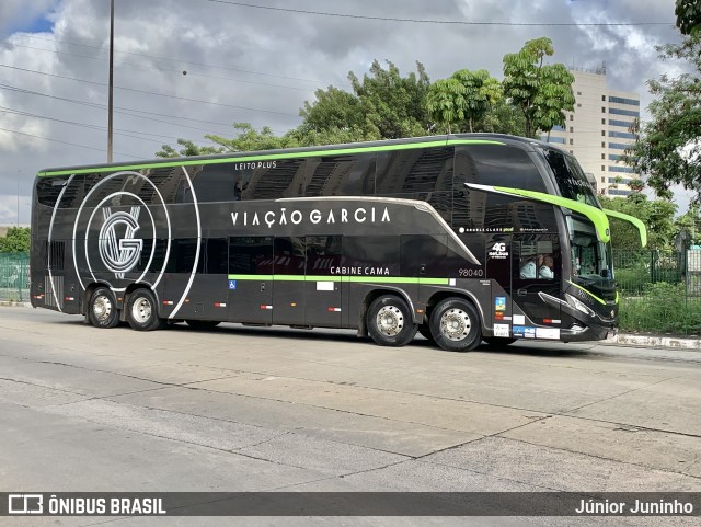 Viação Garcia 98040 na cidade de São Paulo, São Paulo, Brasil, por Júnior Juninho. Número da foto: #12584285.