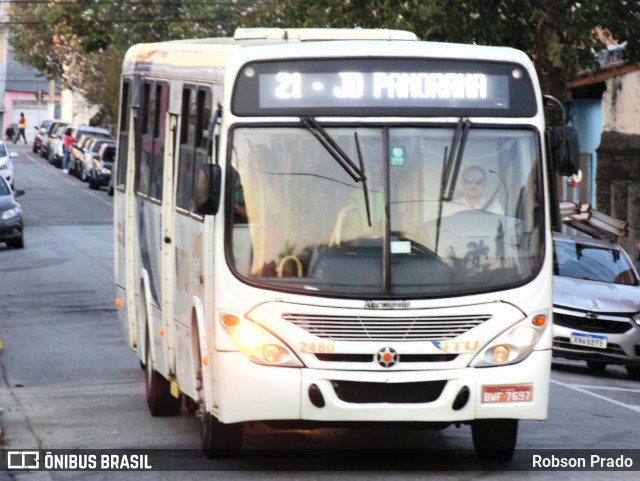 JTU - Jacareí Transporte Urbano 2.480 na cidade de Jacareí, São Paulo, Brasil, por Robson Prado. Número da foto: #12585269.