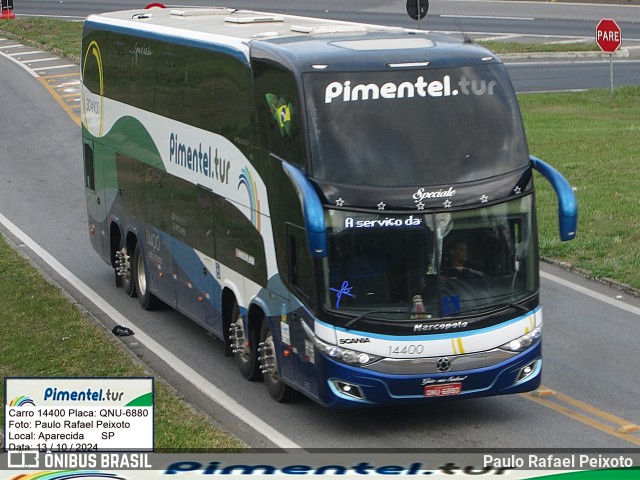 Pimentel Turismo 14400 na cidade de Aparecida, São Paulo, Brasil, por Paulo Rafael Peixoto. Número da foto: #12587126.
