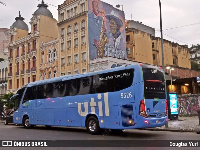 UTIL - União Transporte Interestadual de Luxo 9526 na cidade de Rio de Janeiro, Rio de Janeiro, Brasil, por Douglas Yuri. Número da foto: #12584837.