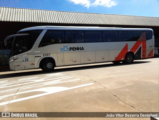 Empresa de Ônibus Nossa Senhora da Penha 6407 na cidade de Maringá, Paraná, Brasil, por João Vitor Bezerra Destefani. Número da foto: #12585733.