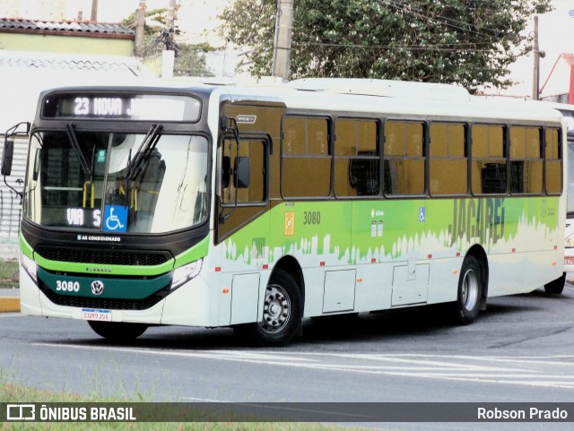 JTU - Jacareí Transporte Urbano 3080 na cidade de Jacareí, São Paulo, Brasil, por Robson Prado. Número da foto: #12585346.