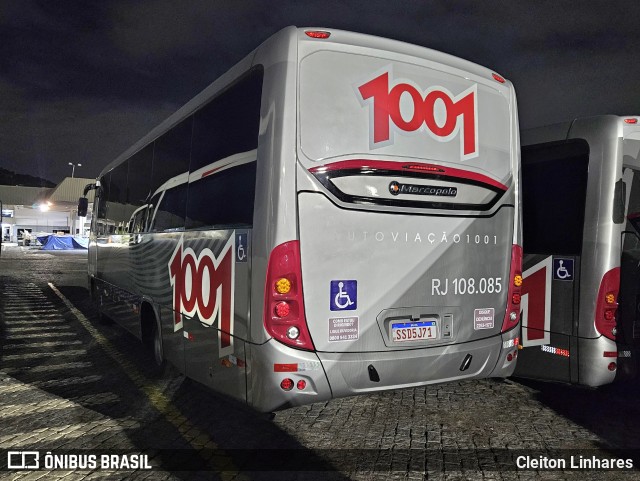 Auto Viação 1001 RJ 108.085 na cidade de Rio de Janeiro, Rio de Janeiro, Brasil, por Cleiton Linhares. Número da foto: #12586781.