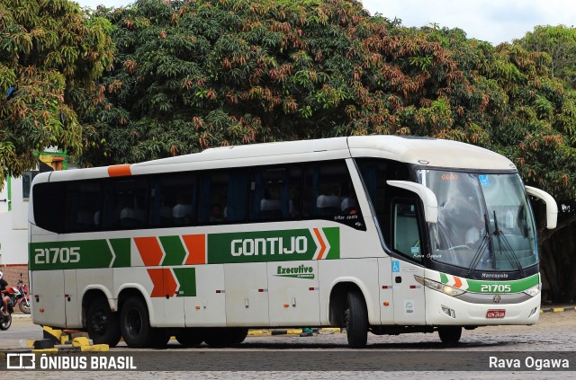 Empresa Gontijo de Transportes 21705 na cidade de Vitória da Conquista, Bahia, Brasil, por Rava Ogawa. Número da foto: #12587167.