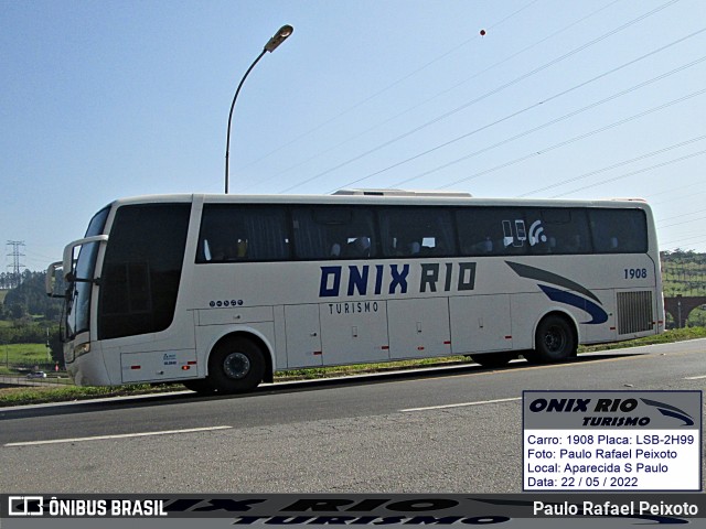 Ônix Rio Turismo 1908 na cidade de Aparecida, São Paulo, Brasil, por Paulo Rafael Peixoto. Número da foto: #12584571.