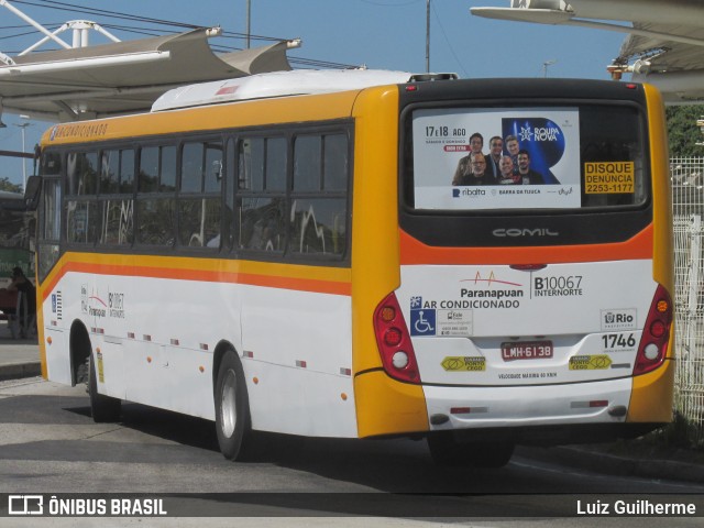 Transportes Paranapuan B10067 na cidade de Rio de Janeiro, Rio de Janeiro, Brasil, por Luiz Guilherme. Número da foto: #12587101.
