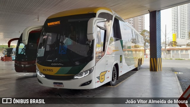 Empresa Gontijo de Transportes 19745 na cidade de Pouso Alegre, Minas Gerais, Brasil, por João Vitor Almeida de Moura. Número da foto: #12585428.