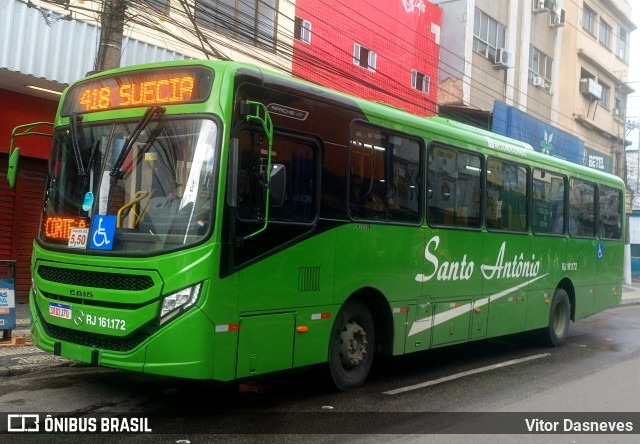Transportes Santo Antônio RJ 161.172 na cidade de Duque de Caxias, Rio de Janeiro, Brasil, por Vitor Dasneves. Número da foto: #12585345.