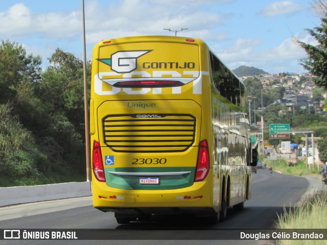 Empresa Gontijo de Transportes 23030 na cidade de Belo Horizonte, Minas Gerais, Brasil, por Douglas Célio Brandao. Número da foto: #12589605.