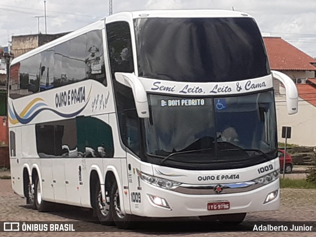 Viação Ouro e Prata 1009 na cidade de Bagé, Rio Grande do Sul, Brasil, por Adalberto Junior. Número da foto: #12587951.