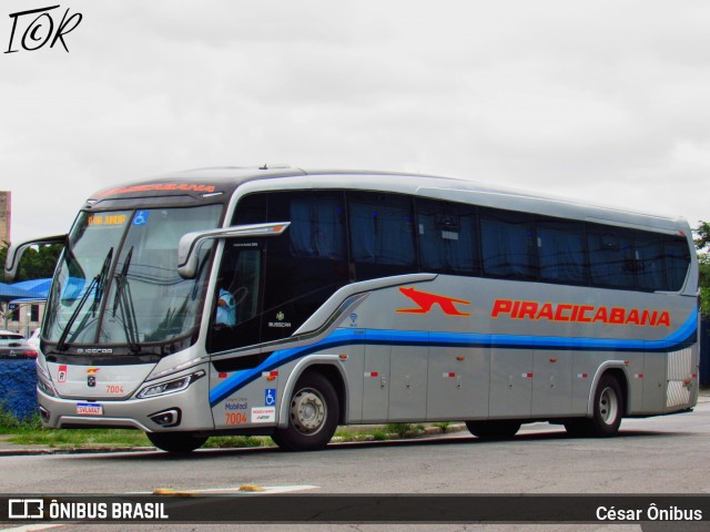 Viação Piracicabana 7004 na cidade de São Paulo, São Paulo, Brasil, por César Ônibus. Número da foto: #12589699.