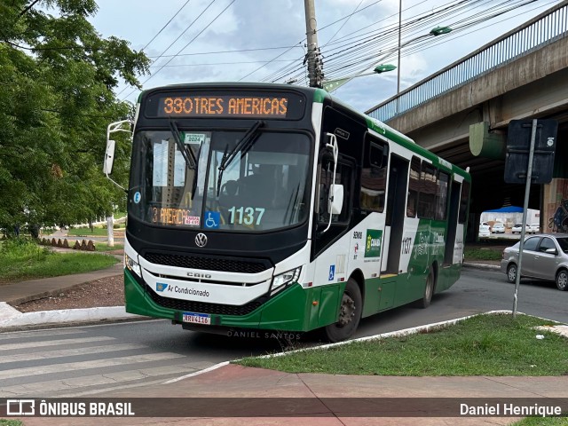 Viação Paraense Cuiabá Transportes 1137 na cidade de Cuiabá, Mato Grosso, Brasil, por Daniel Henrique. Número da foto: #12588868.