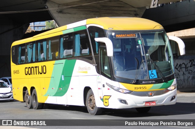 Empresa Gontijo de Transportes 19455 na cidade de Belo Horizonte, Minas Gerais, Brasil, por Paulo Henrique Pereira Borges. Número da foto: #12589474.
