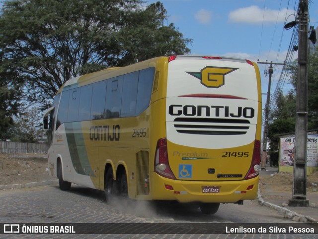 Empresa Gontijo de Transportes 21495 na cidade de Caruaru, Pernambuco, Brasil, por Lenilson da Silva Pessoa. Número da foto: #12589049.