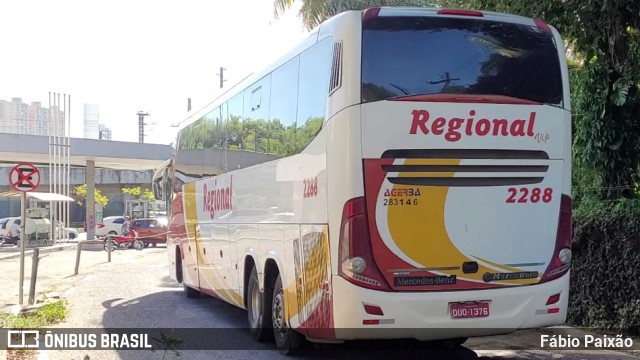 Viação Regional 2288 na cidade de Salvador, Bahia, Brasil, por Fábio Paixão. Número da foto: #12588837.
