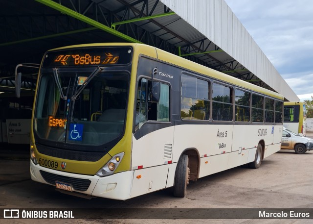 BsBus Mobilidade 500089 na cidade de Ceilândia, Distrito Federal, Brasil, por Marcelo Euros. Número da foto: #12588049.